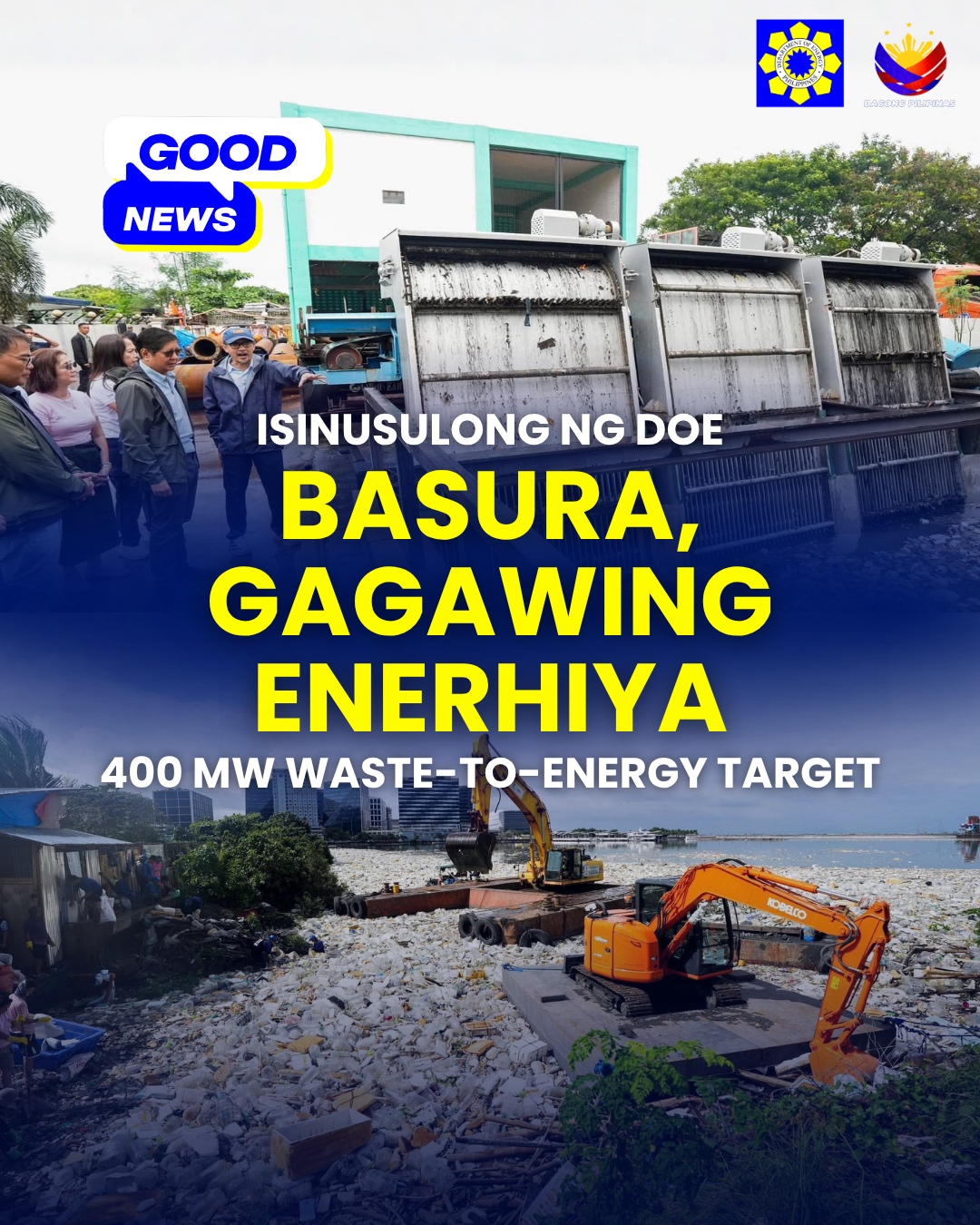DOE Steps-Up Waste-to-Energy Implementation as President Marcos Renews Push